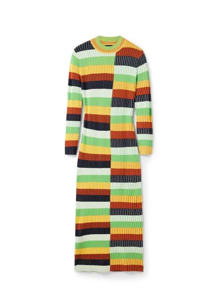 Вязанное платье Desigual, разноцветный