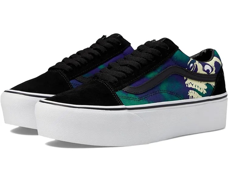 Кроссовки Vans Old Skool Stackform, цвет Midnight Glow Black