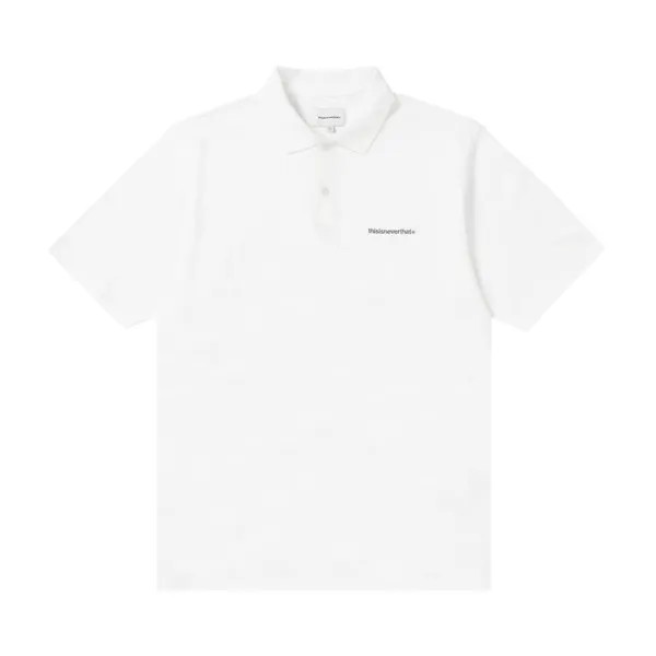 Поло Thisisneverthat thisisneverthat T-Logo Short-Sleeve Jersey Polo, белый