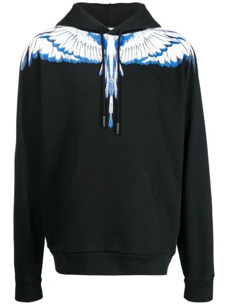 Marcelo Burlon County of Milan худи с принтом Wings, черный