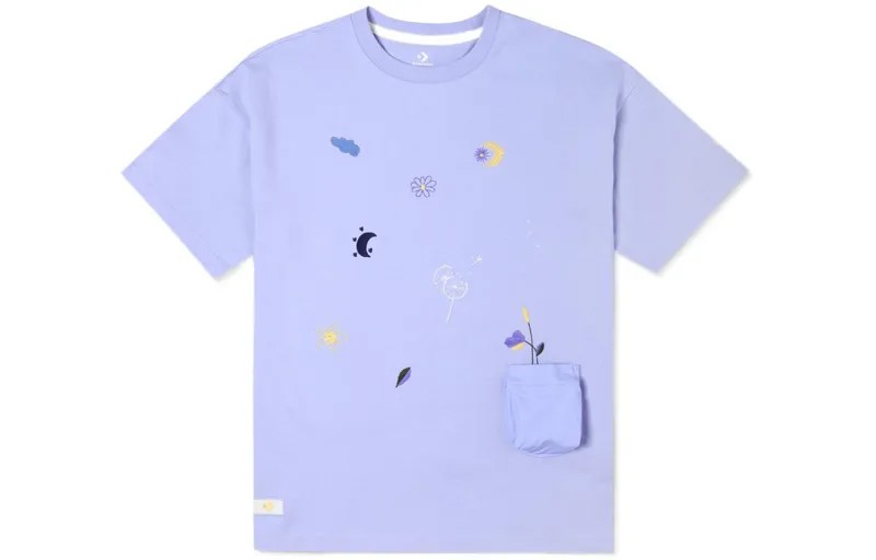 Футболка Summer Fun женская сиреневая Converse