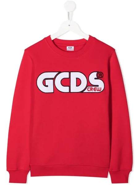 Gcds Kids толстовка с вышитым логотипом