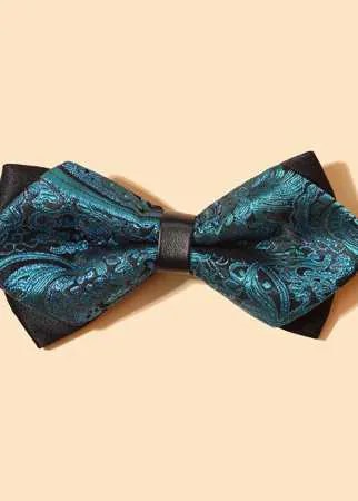 Мужской галстук-бабочка с вышивкой пейсли