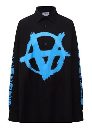 Хлопковая рубашка VETEMENTS