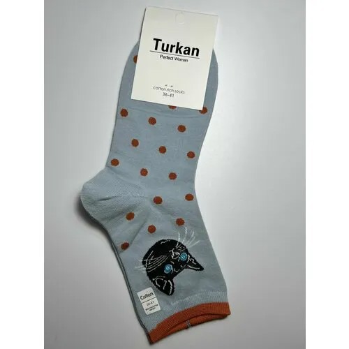 Носки Turkan, размер 36-41, голубой