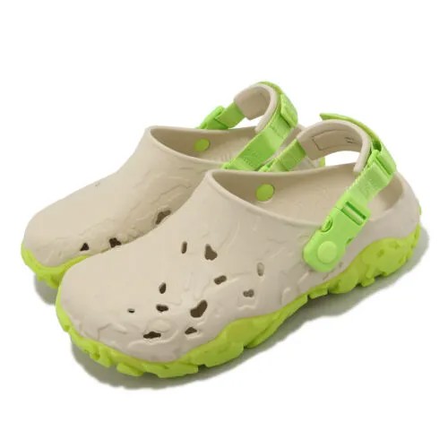 Мужские сандалии унисекс без шнурков Crocs All-Terrain Atlas Clog Bone Limeade 208391-2BZ