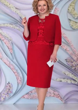 Костюм Ninele-3101/2 В цвете: Красный; Размеры: 56,58,60,62,54