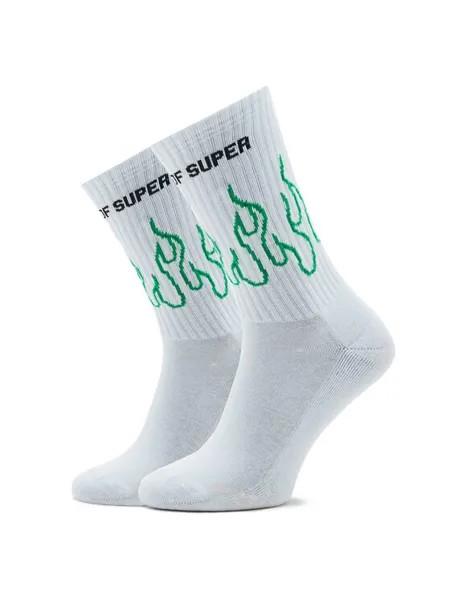 Высокие носки унисекс Vision Of Super, белый