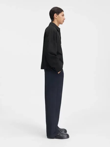 Гросгрейнский бомбер Ле блузон Лину Jacquemus, черный