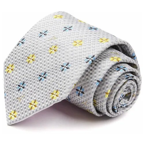 Серый галстук для мужчины с цветками Emilio Pucci 66640