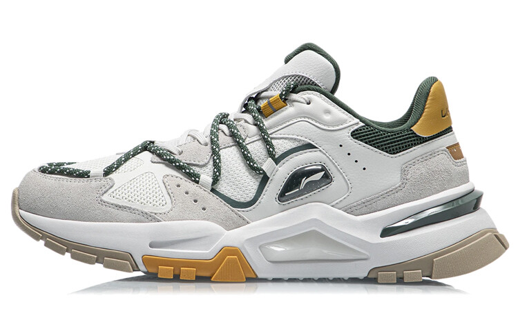 LINING Reverse Lifestyle Shoes Men Low-top Champagne White/off-white/Antarctic Gray