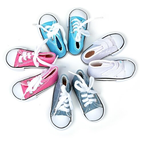 Обувь для кукол Magic 4 Toys Кеды, ассорти, 75 мм, 4 пары (FK.61750)