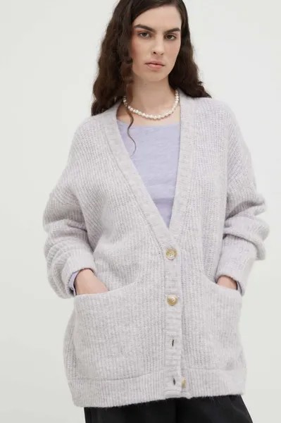 Американский винтажный свитер American Vintage, фиолетовый