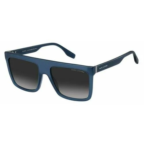 Солнцезащитные очки MARC JACOBS, прямоугольные, оправа: пластик, градиентные, с защитой от УФ, для мужчин, синий