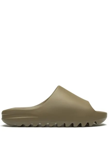 Шлепанцы YEEZY Earth Brown adidas Yeezy, коричневый