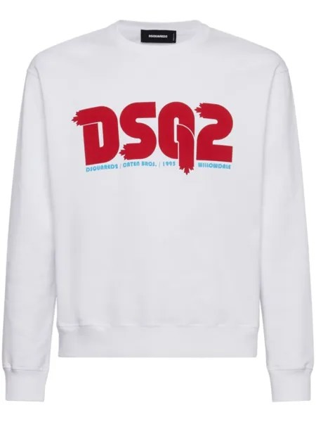 DSQUARED2 толстовка с логотипом, белый