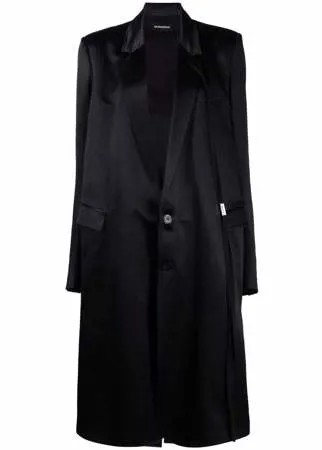 Ann Demeulemeester атласное пальто