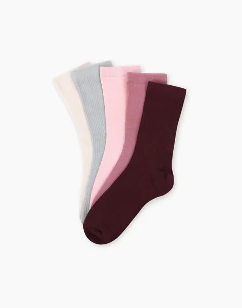 Комплект носков женских Gloria Jeans GHS007141 разноцветных 25