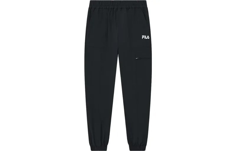 Женские трикотажные спортивные штаны FILA, цвет Black
