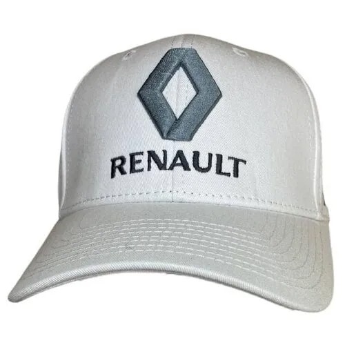 Бейсболка Renault, размер 55-58, белый