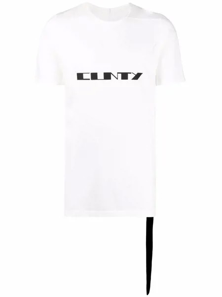 Rick Owens DRKSHDW футболка с надписью