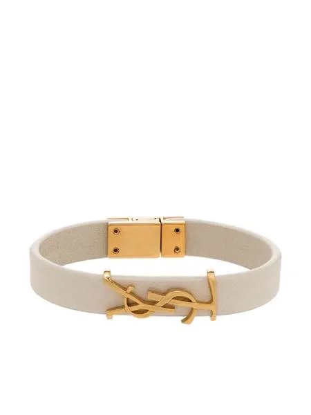Saint Laurent wrap logo bracelet