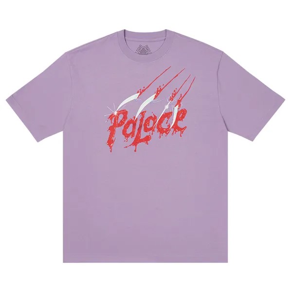 Футболка Palace Scratchy Светло-фиолетовая