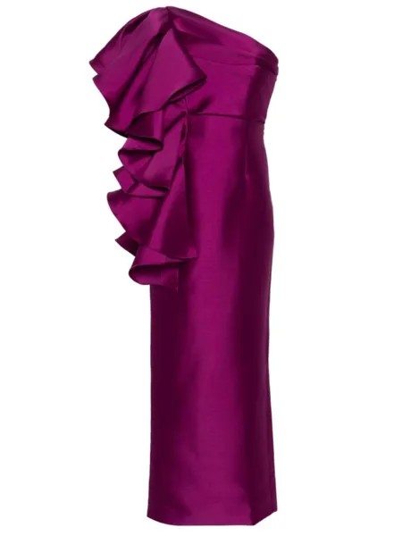 Solace London платье макси Barney, розовый