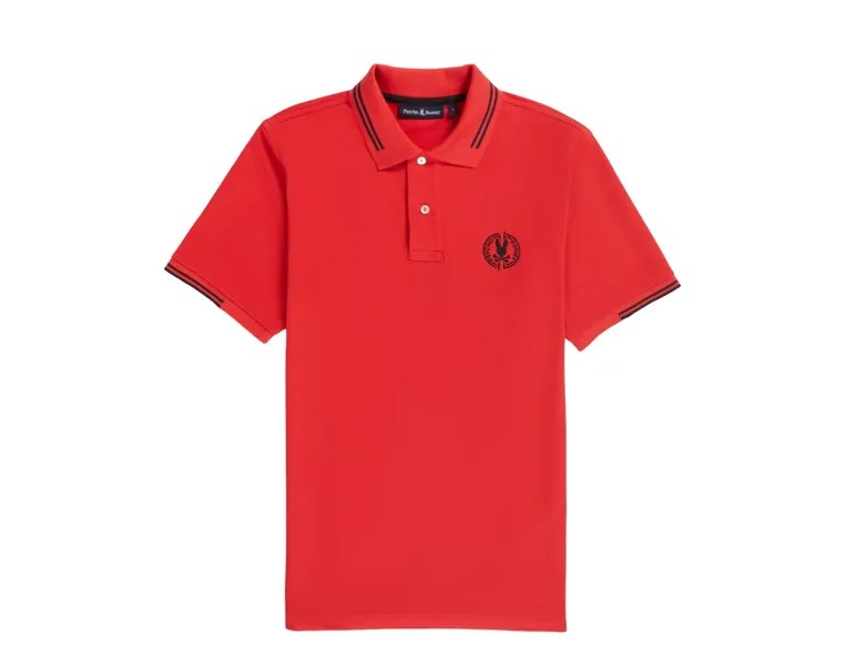 Поло Psycho Bunny Santa Fe Pique Chili Red B6K218Y1PC-CHILR, красный