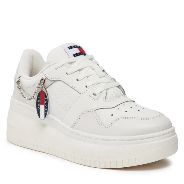 Кроссовки Tommy Jeans TjwRetro Basket, экрю