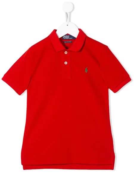 Ralph Lauren Kids рубашка-поло с вышивкой