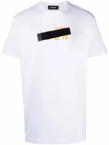 Dsquared2 декорированная футболка Icon