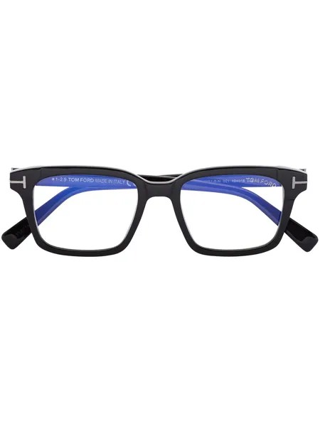 TOM FORD Eyewear очки Blue Block в квадратной оправе