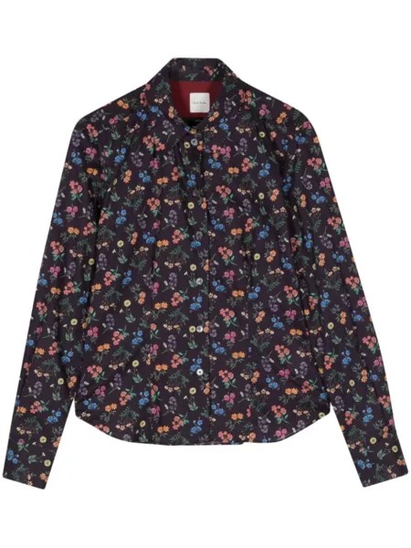Рубашка Liberty с цветочным принтом Paul Smith, фиолетовый