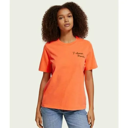 Футболка SCOTCH & SODA, размер XL, оранжевый