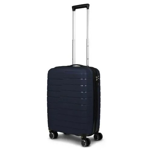 Умный чемодан Impreza Shift AAO-2097, 55 л, размер S, черный, серый