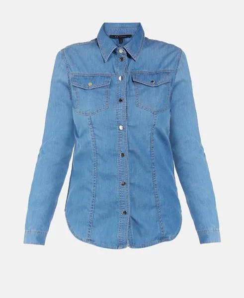 Рубашка-блузка Armani Exchange, индиго