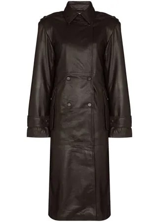 REMAIN Pirene leather trench coat