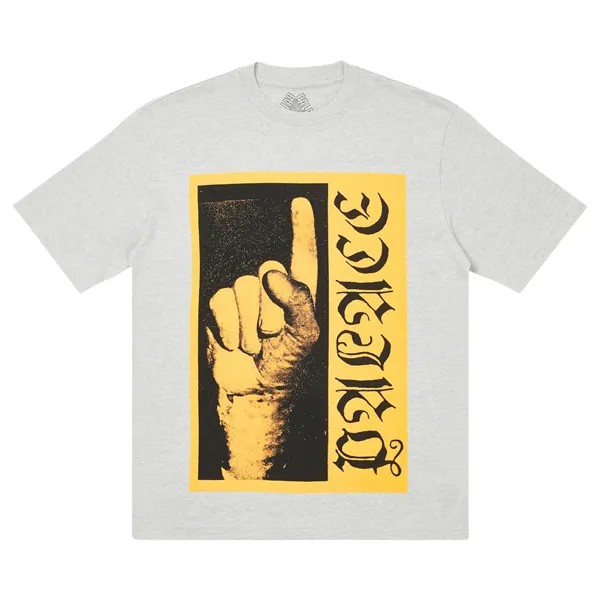 Футболка Palace Ancient Finger Серый меланж