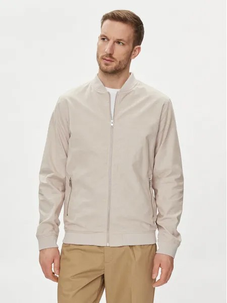 Бомбер стандартного кроя Jack&Jones, серый