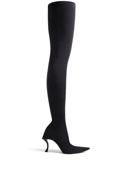 Balenciaga ботфорты Hourglass 100, черный