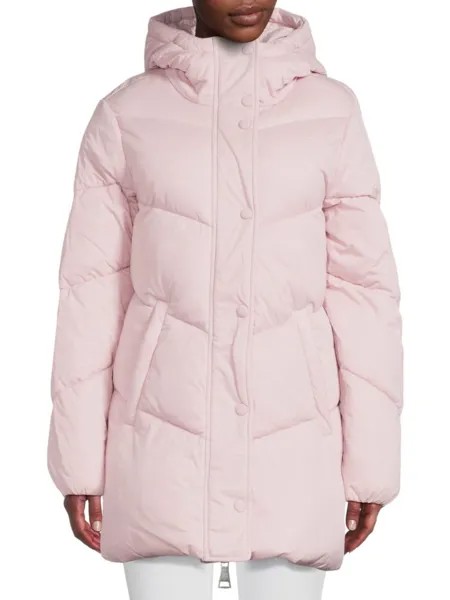 Пуховик Thermal Puff с капюшоном Avec Les Filles, цвет Quarts Pink