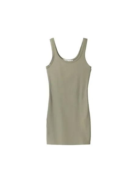 Платье Bershka, зеленый