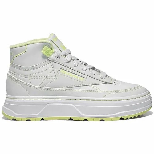 Кроссовки Reebok CLub C Geo Mid, размер 8 US, серый/зеленый