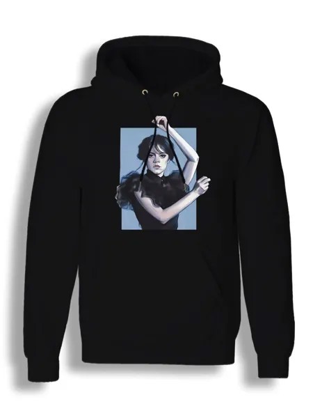 Худи унисекс СувенирShop Wednesday/Уэнсдэй/Венсдей 33 черное S