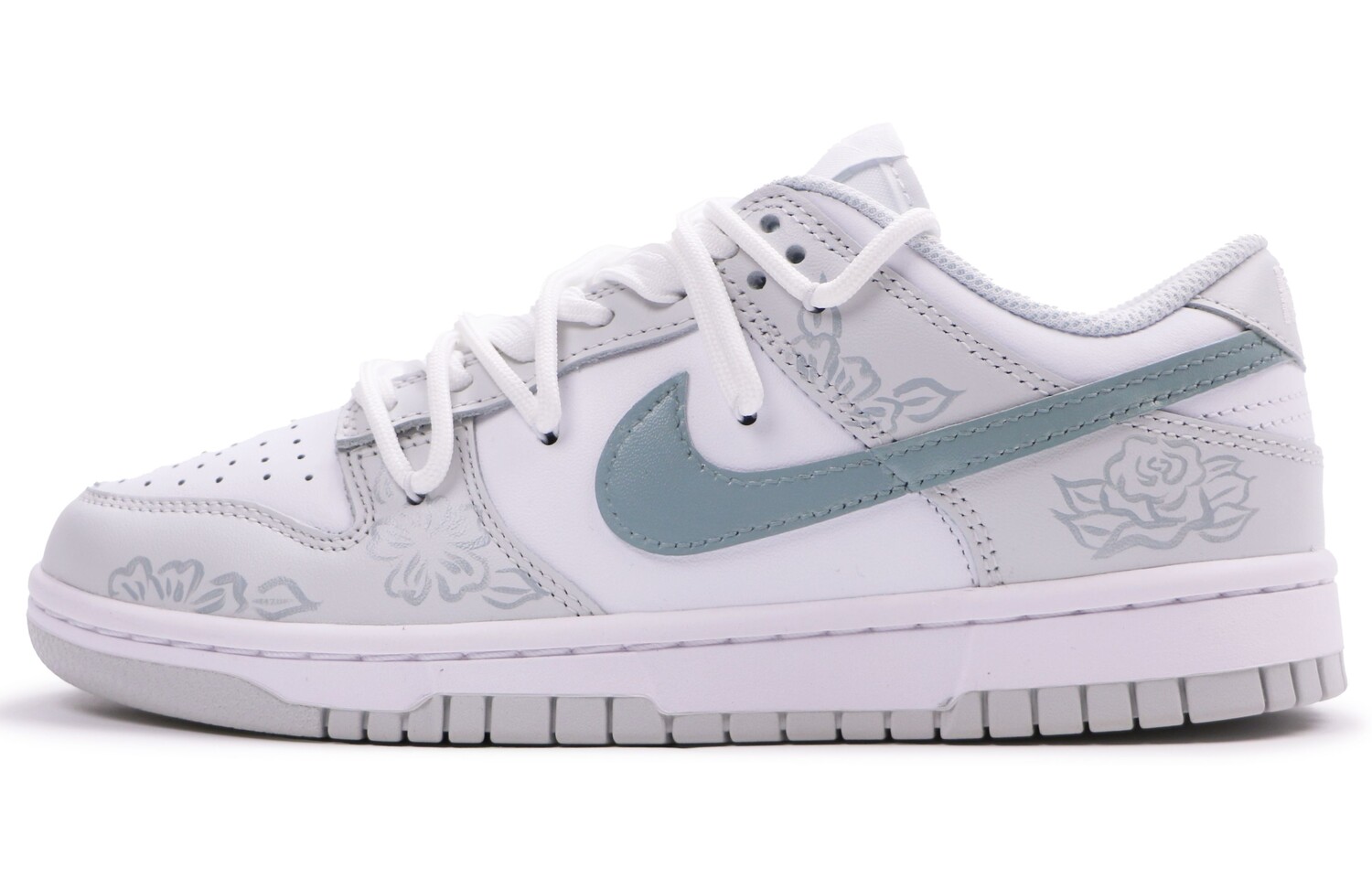 Кроссовки Nike Dunk Skateboarding Shoes Women's Low-top Green, светло-зеленый