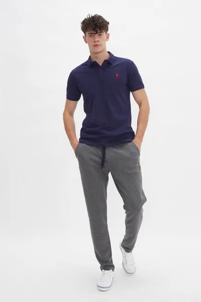 Спортивные брюки мужские U.S. POLO Assn. G081SZ0OP0R-HENBIXSK20 серые 2XL