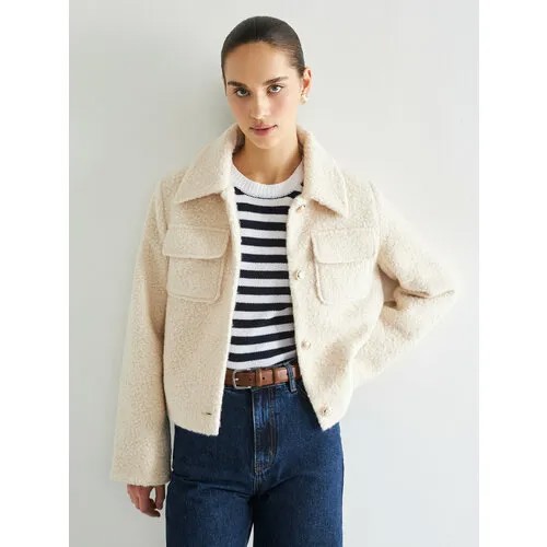 Куртка Zarina, размер XL (RU 50)/170, молочный