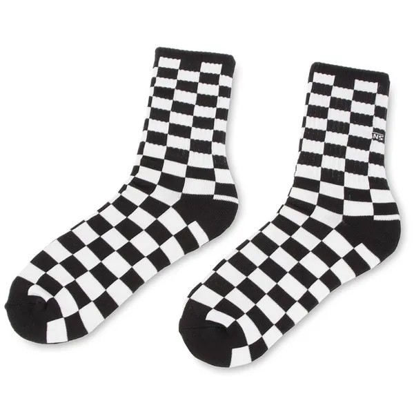 Носки Vans CheckerboardCrew, черно-белый