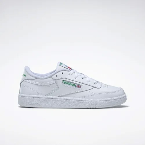 Кеды Reebok Club C 85, размер 8 US, белый, золотой